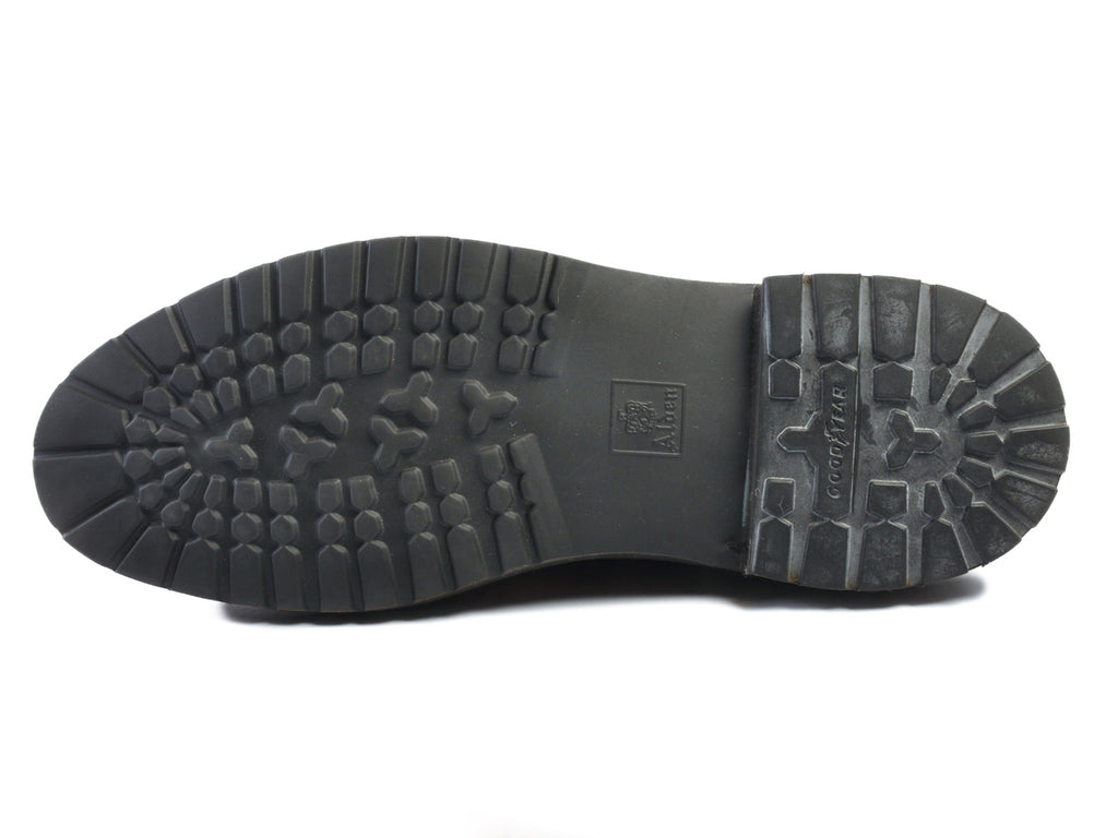 Alden Brown Plain Toe Blucher Shoes