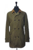 Barbour Re-Engineered Green Haydon Double Breasted Waxed Coat