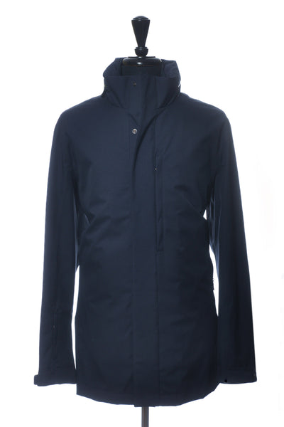 Zegna Sport NWT Navy Blue Microtene Jacket