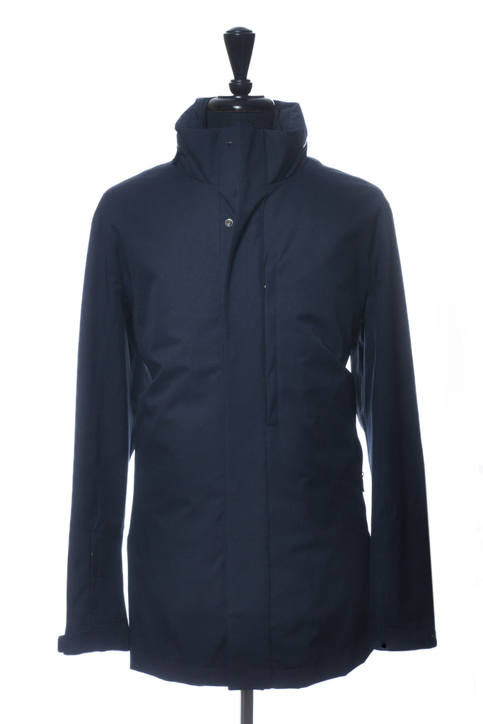 Zegna Sport NWT Navy Blue Microtene Jacket