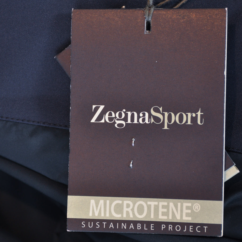 Zegna Sport NWT Navy Blue Microtene Jacket