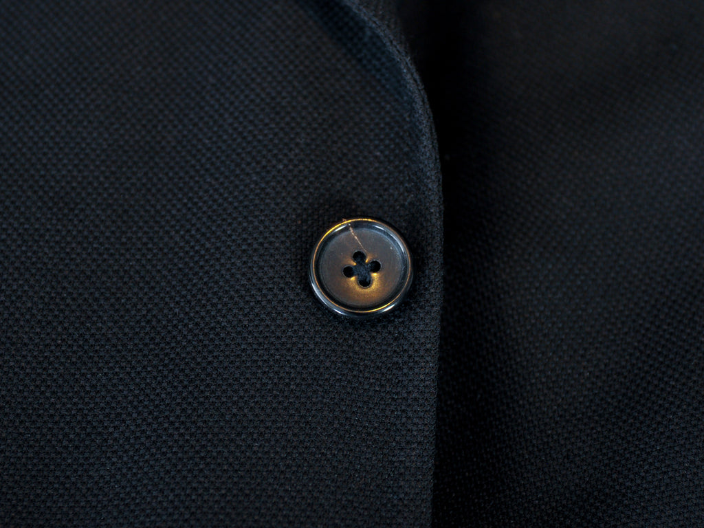 Tom Ford Black Silk Mohair Basic Base D Blazer