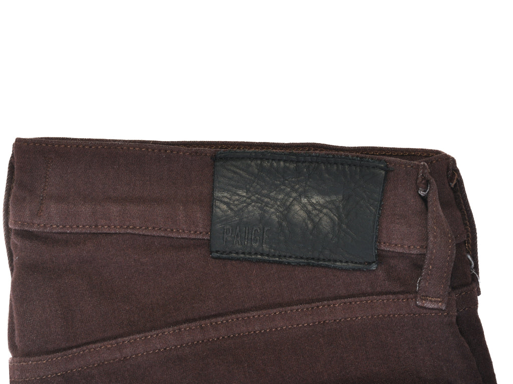 Paige Chocolate Plum Brown Lennox Jeans