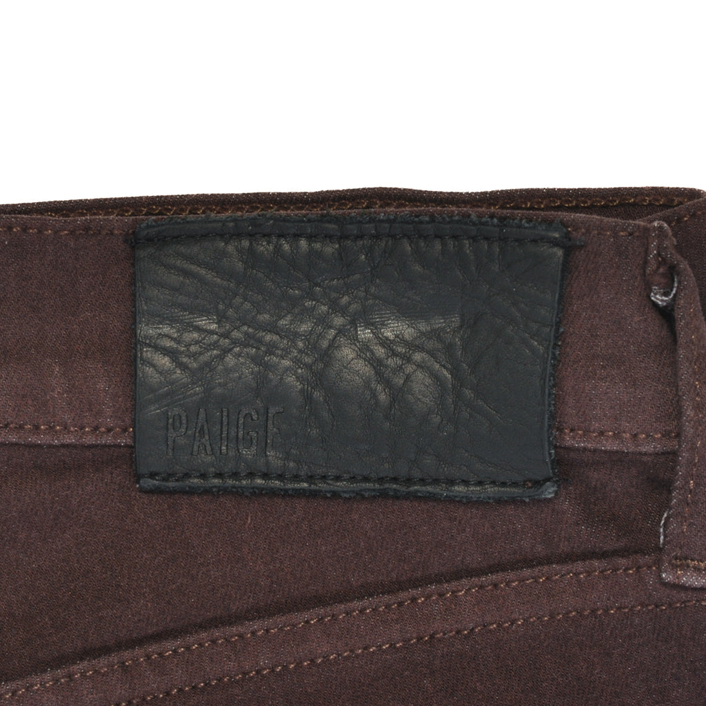 Paige Chocolate Plum Brown Lennox Jeans