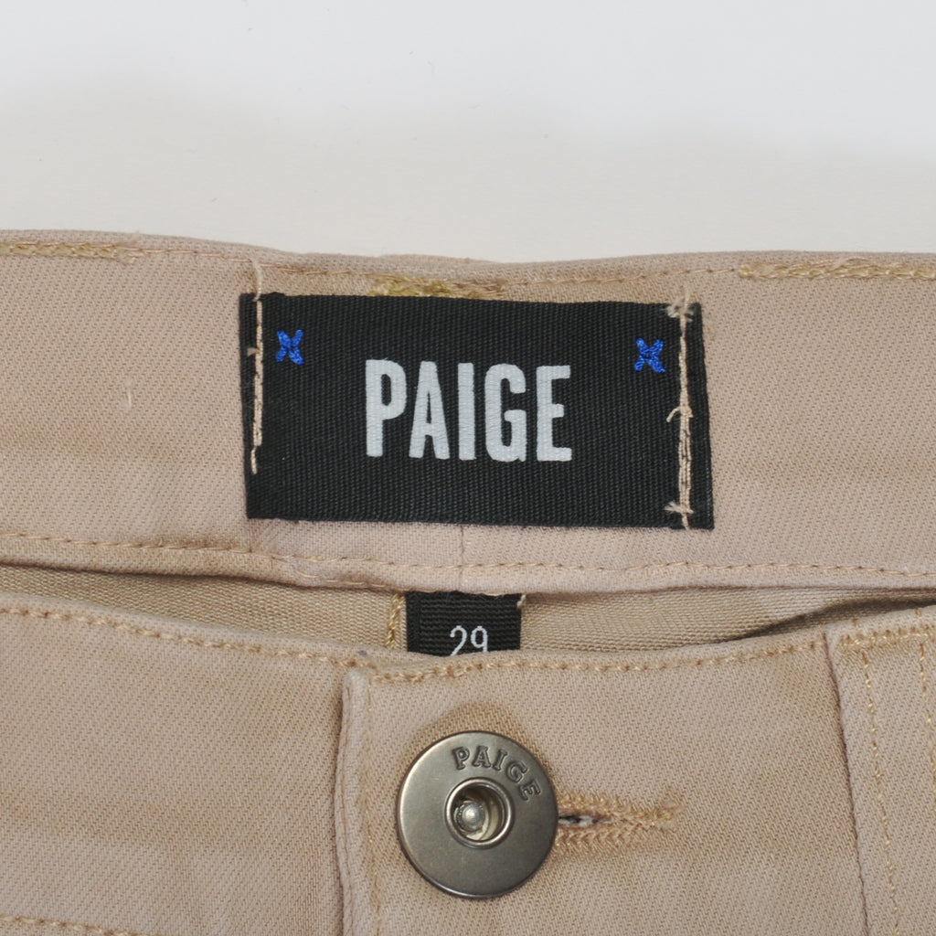 Paige Toasted Almond Brown Lennox Jeans