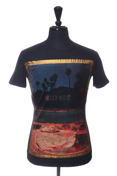Bastille Rive Droit Black Hollywood Skate Park T-Shirt