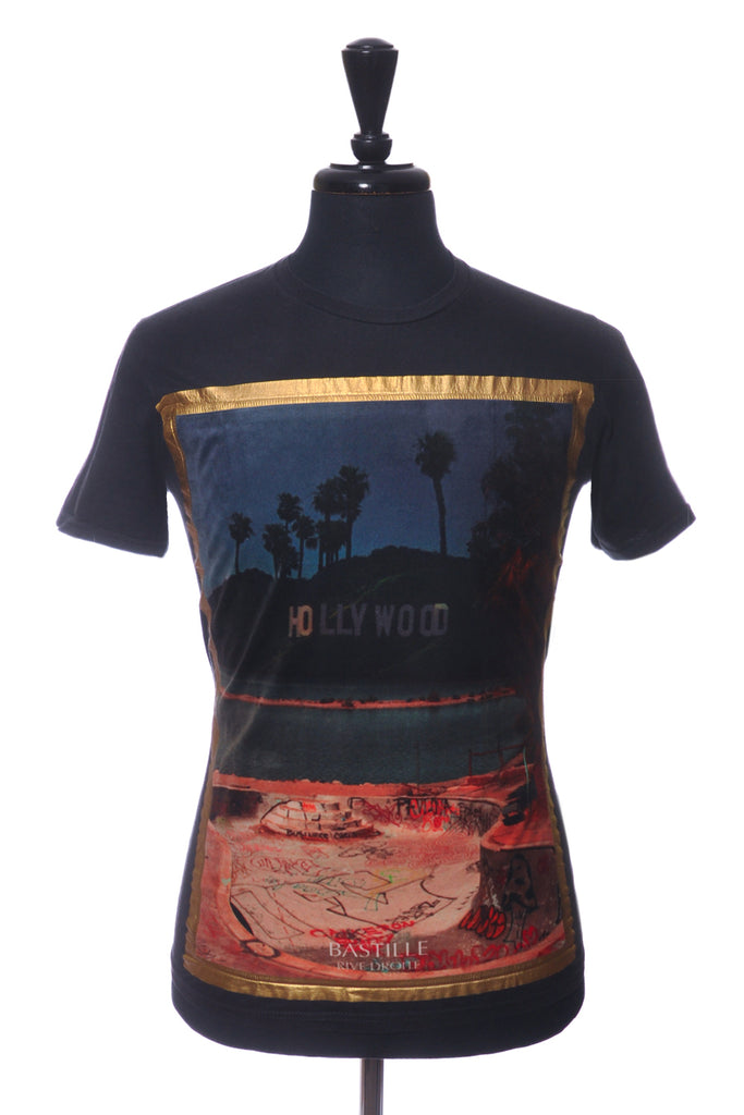 Bastille Rive Droit Black Hollywood Skate Park T-Shirt