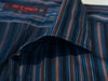 Etro Dark Blue Striped Shirt