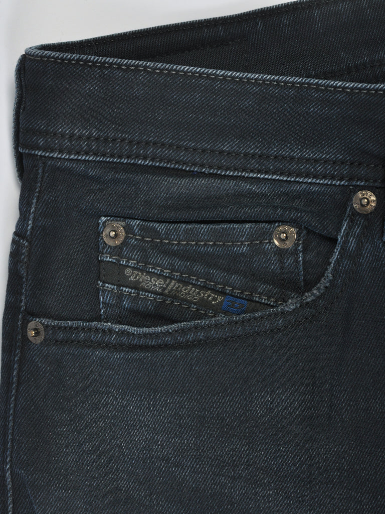 Diesel Indigo Blue Distressed Safado Jeans