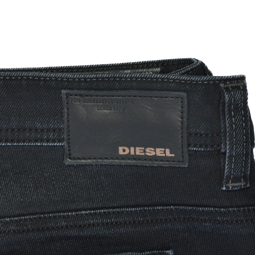 Diesel Indigo Blue Distressed Safado Jeans