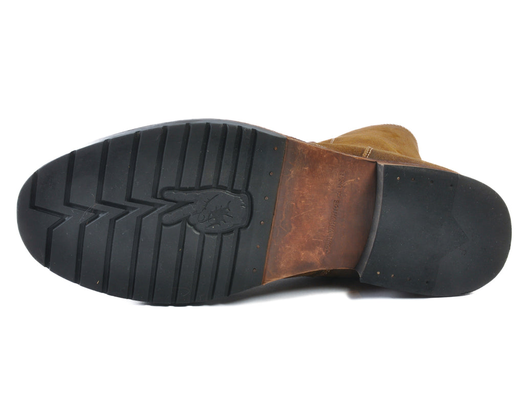 John Varvatos Brown Suede Lace-Up Boots