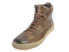 John Varvatos Brown Leather High Tops