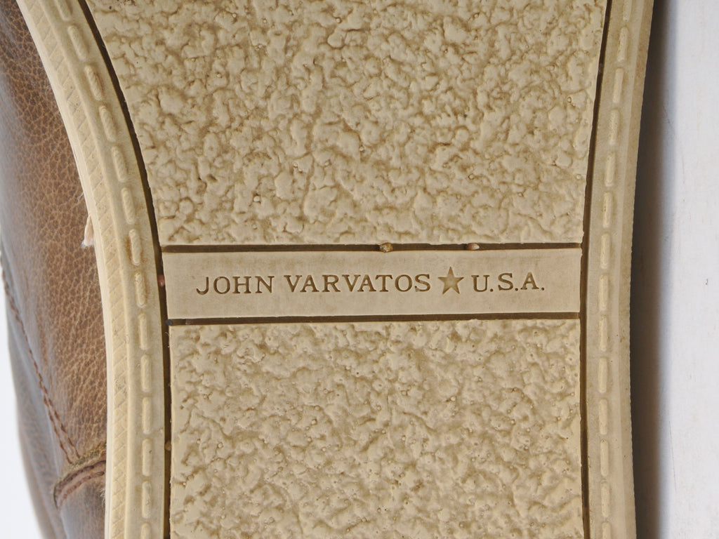 John Varvatos Brown Leather High Tops