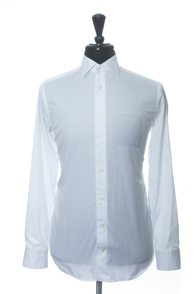 Eton White Classic Fit Signature Twill Dress Shirt
