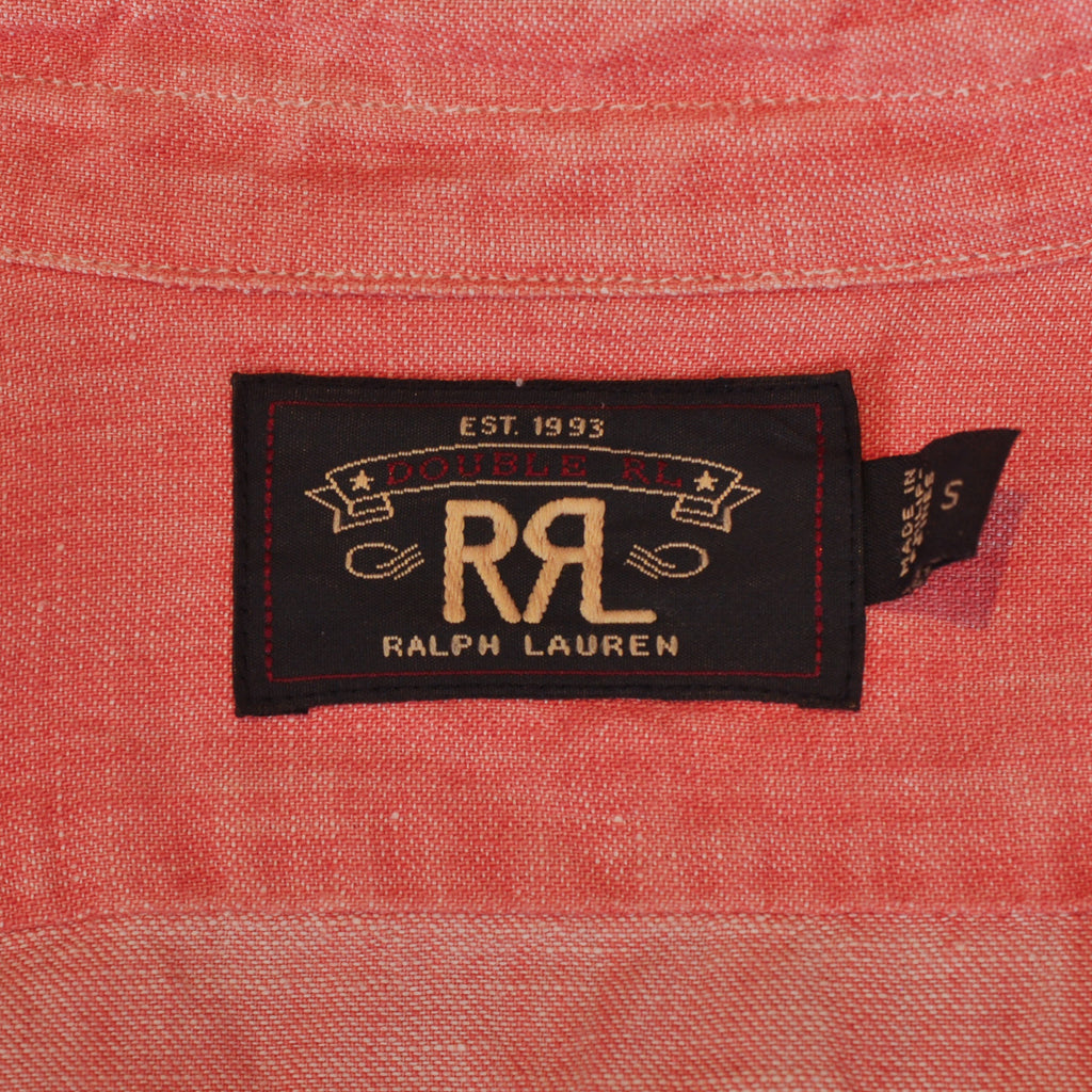 RRL Washed Red Denim Shirt