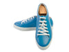 Boemos Blue Leather Sneakers