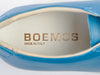 Boemos Blue Leather Sneakers
