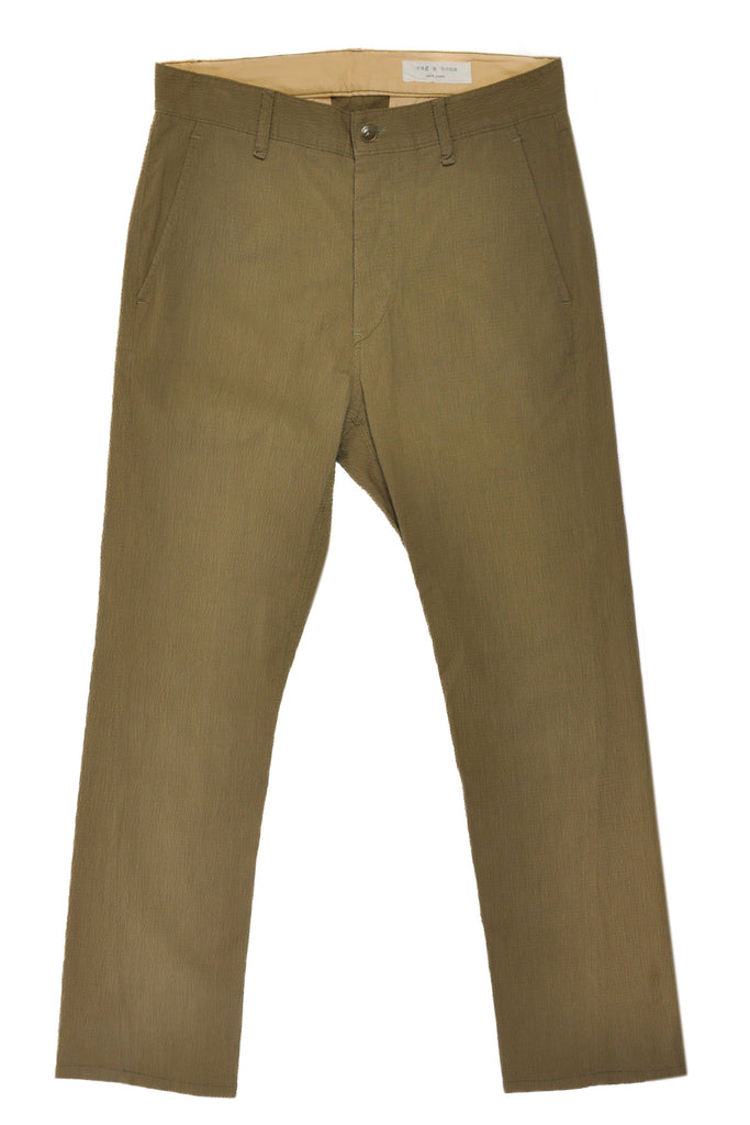 Rag & Bone Green Seersucker Pants