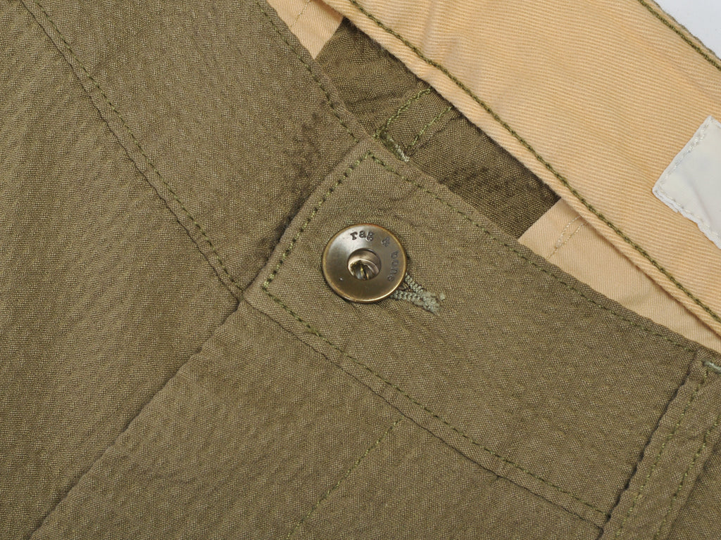 Rag & Bone Green Seersucker Pants