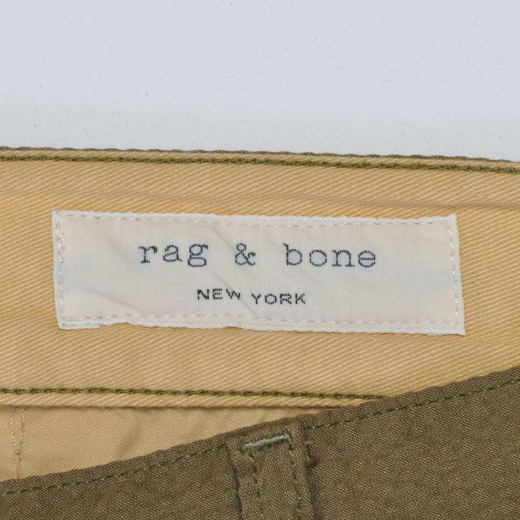 Rag & Bone Green Seersucker Pants