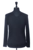 The Kooples Black Merino Wool V-Neck Sweater