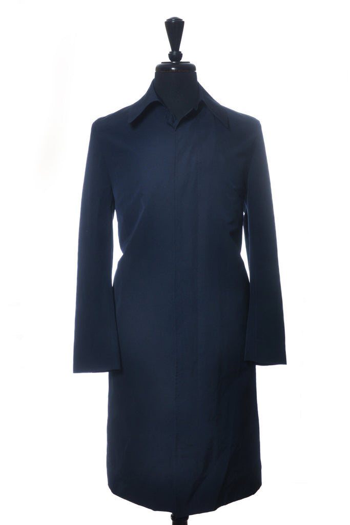 8 by Yoox Navy Blue Trench Coat