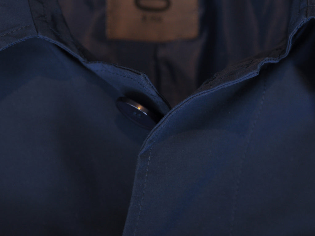 8 by Yoox Navy Blue Trench Coat