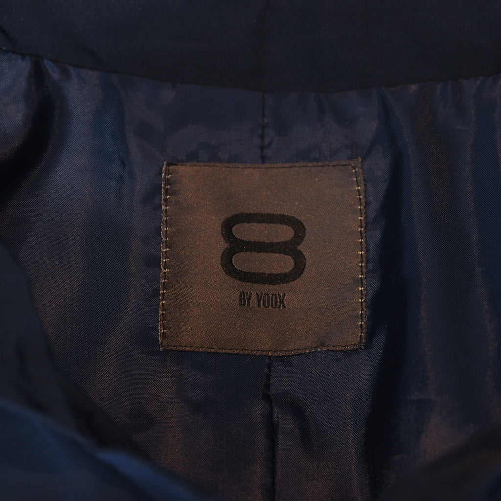 8 by Yoox Navy Blue Trench Coat