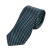 Hugo Boss Green on Black Geometric Tie