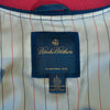 Brooks Brothers Navy Blue Suede Baseball Jacket