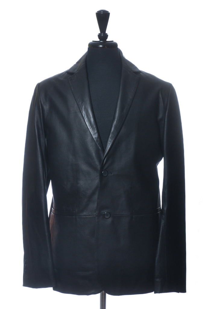 Sly & Co NWT Black Leather Milan Blazer Jacket