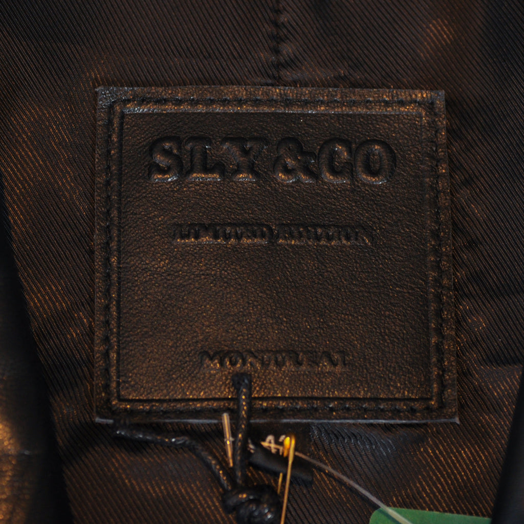 Sly & Co NWT Black Leather Milan Blazer Jacket