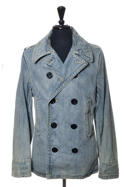 Denim & Supply Indigo Blue Double Breasted Denim Jacket