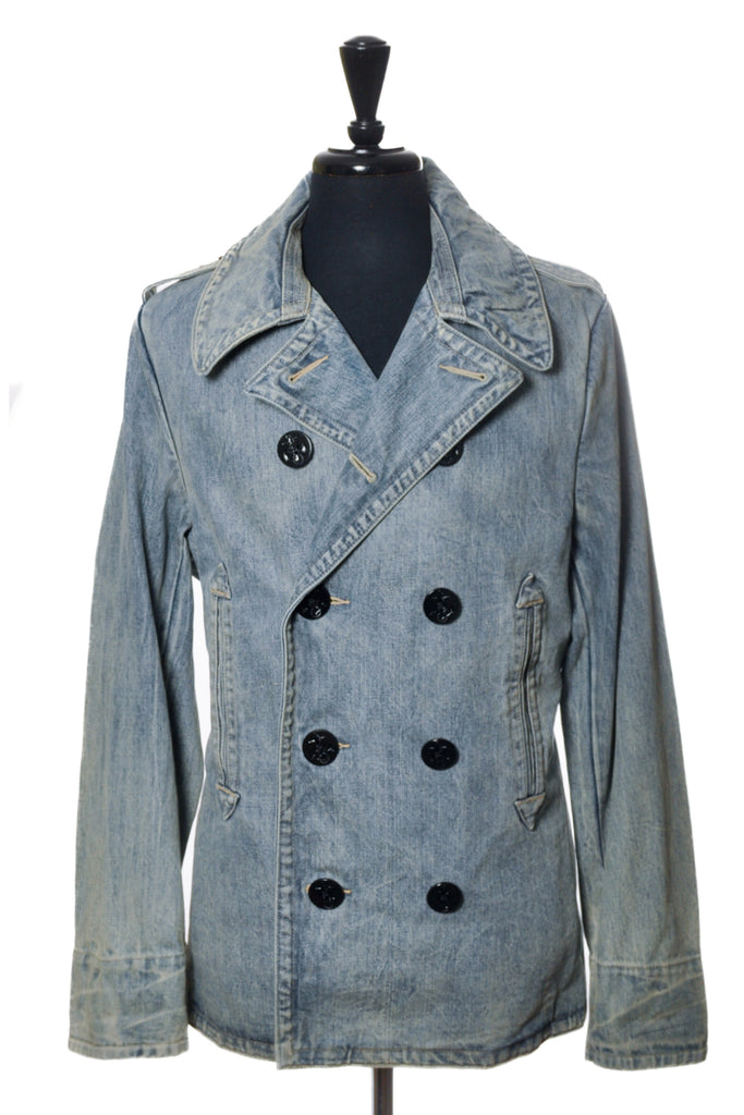 Denim & Supply Indigo Blue Double Breasted Denim Jacket