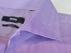 Hugo Boss Purple Herringbone Slim Fit French Cuff Shirt