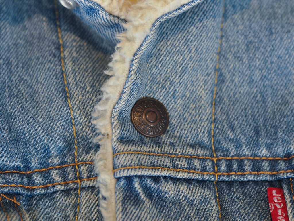 Levi’s Washed Denim Fleece Lined Jacket