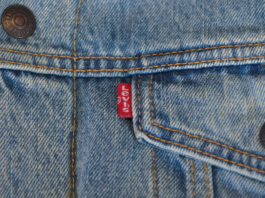 Levi’s Washed Denim Fleece Lined Jacket