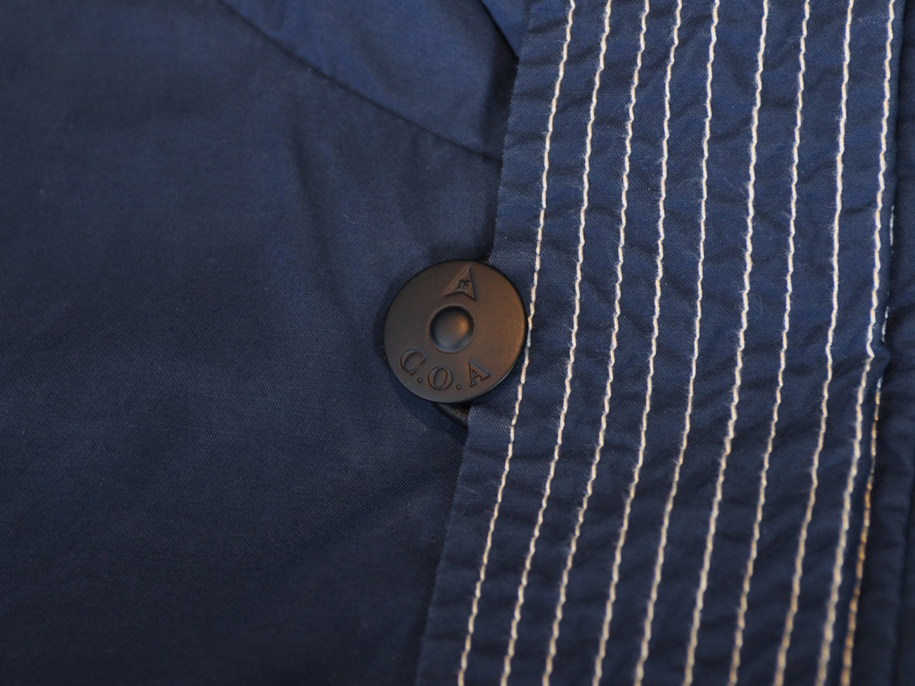 Company of Adventurers Navy Blue Contrast Stitch Storm Jacket