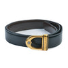Montblanc Black Leather Dress Belt