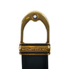 Montblanc Black Leather Dress Belt