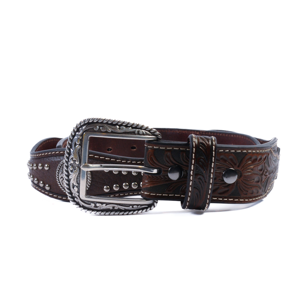 Ariat Brown Studded Leather Limited Edition Belt