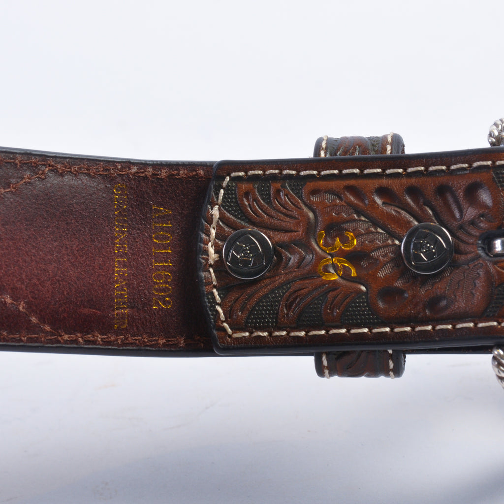 Ariat Brown Studded Leather Limited Edition Belt