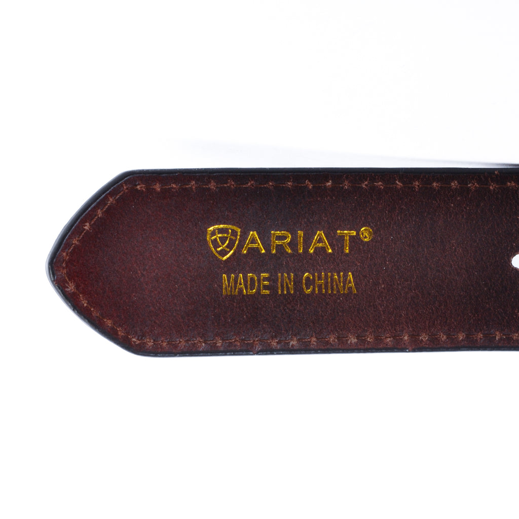 Ariat Brown Studded Leather Limited Edition Belt