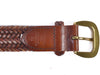 Polo Ralph Laurent Brown Woven Leather Belt