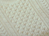 Callan Country Collection Ivory Merino Cable Knit Sweater