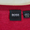 Hugo Boss Sangria Pink Andrea V-Neck Sweater