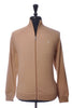 Polo Ralph Lauren Camel Brown Full Zip Sweater