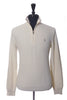 Polo Ralph Lauren Ivory PIma Cotton Quarter Zip