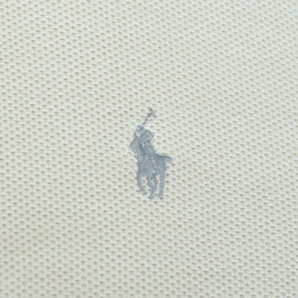 Polo Ralph Lauren Ivory PIma Cotton Quarter Zip