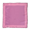 Canali 1934 Pink Geometric Print Pocket Square